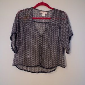 Band of Gypsies Blue Blouse