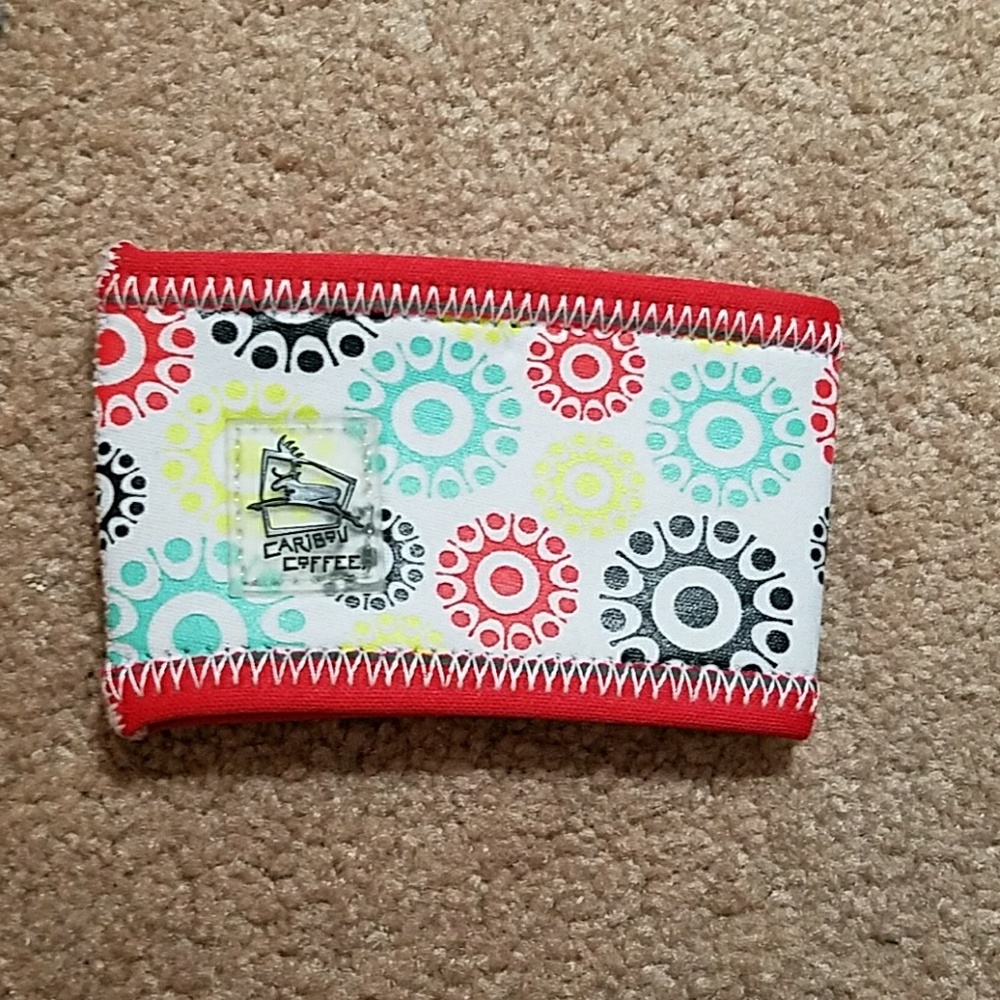 Caribou coffee cozy