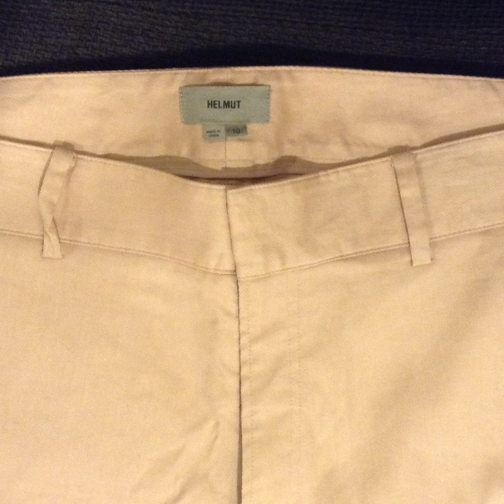 HELMUT Helmut Lang twill cropped pants