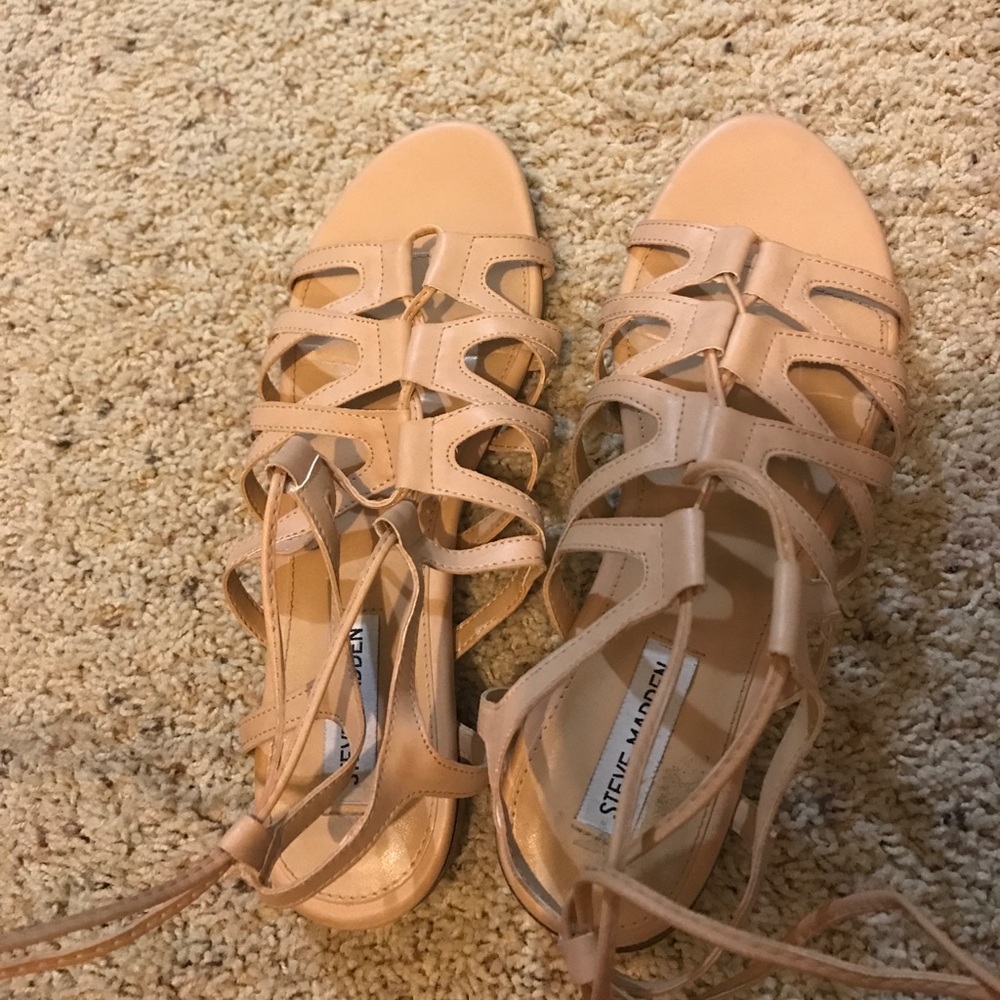 Steve Madden strap up sandals