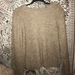 Cream knit sweater