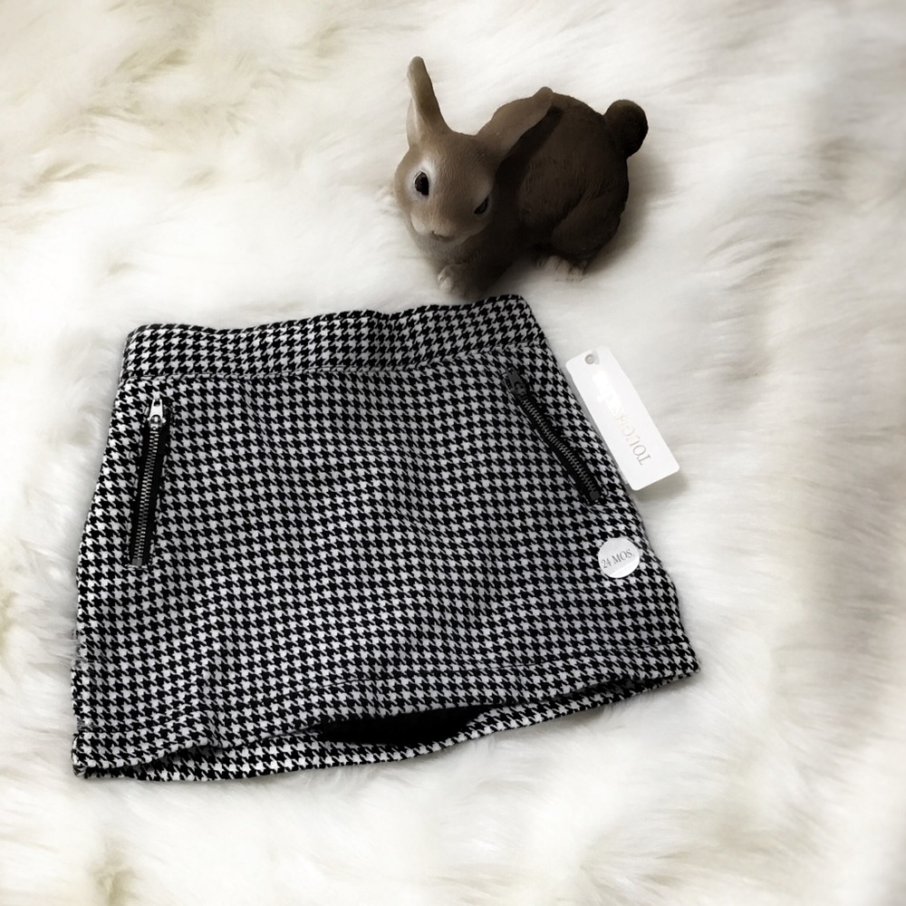 Adorable Baby Houndstooth Skirt