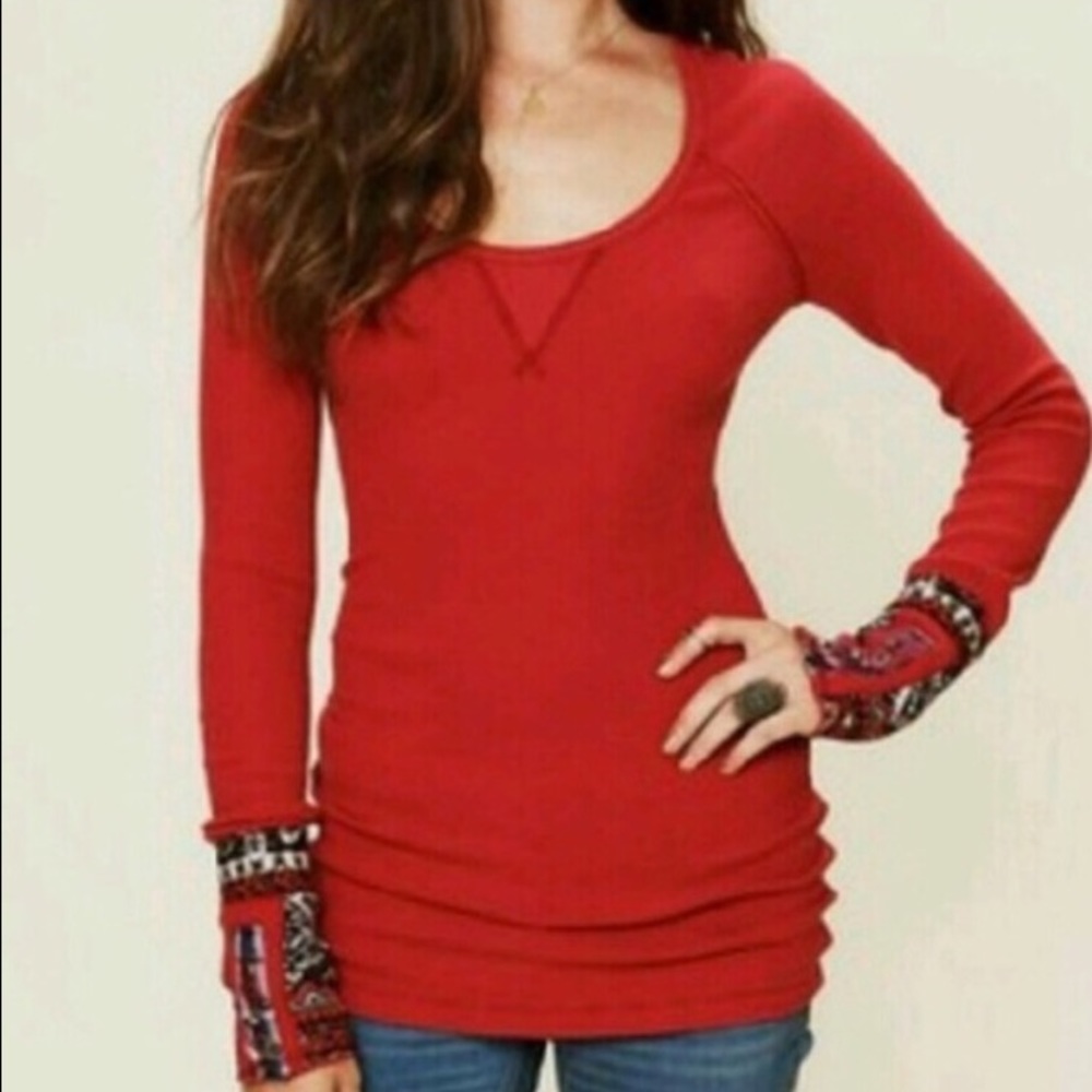 Free People Hyperactive Hippie Cuff Thermal - M