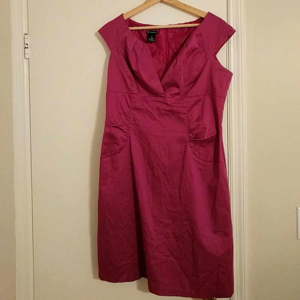 Fuschia Midi Dress