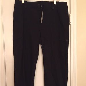 Black cargo pants