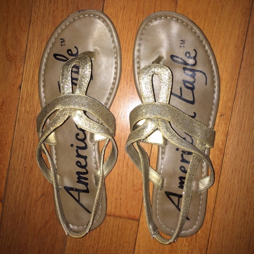 Gold sandals