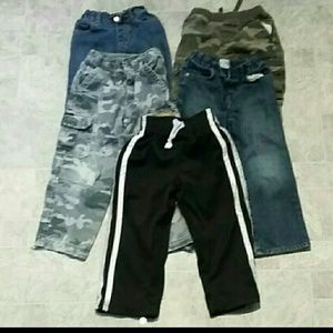 Bundle #1 Lot of Boys 4T Pants 13 Pairs!!