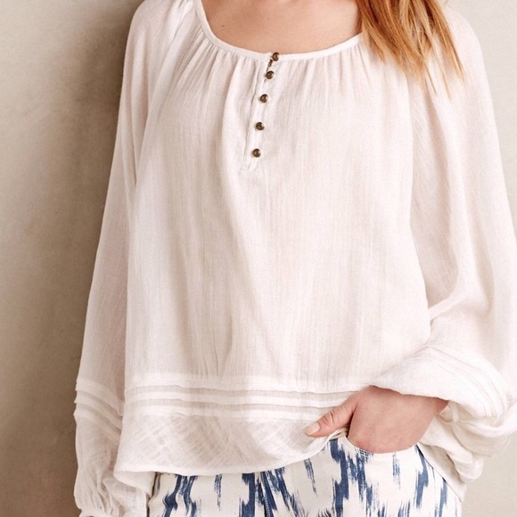 Anthropology.Vanessa Virginia blouse top size M - Picture 1 of 4