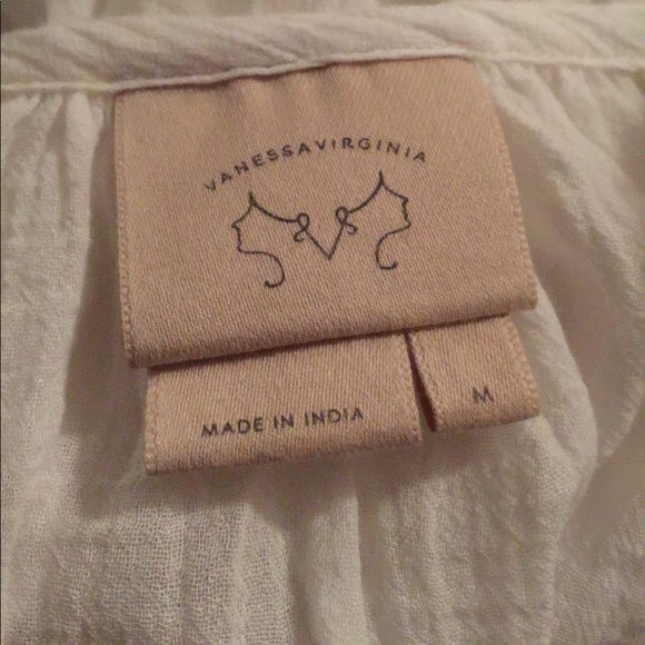 Anthropology.Vanessa Virginia blouse top size M - Picture 4 of 4
