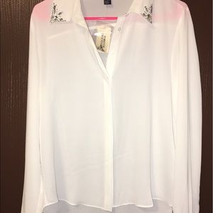 Dress White Blouse