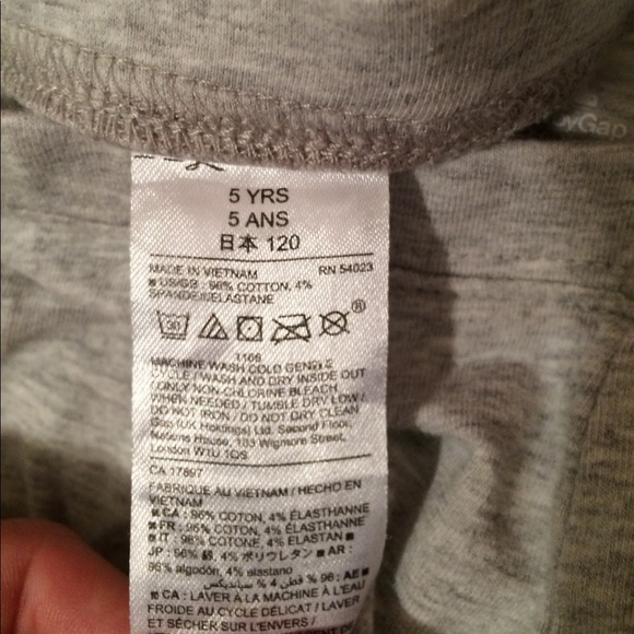 Star Gray Leggings 5 - Picture 3 of 4