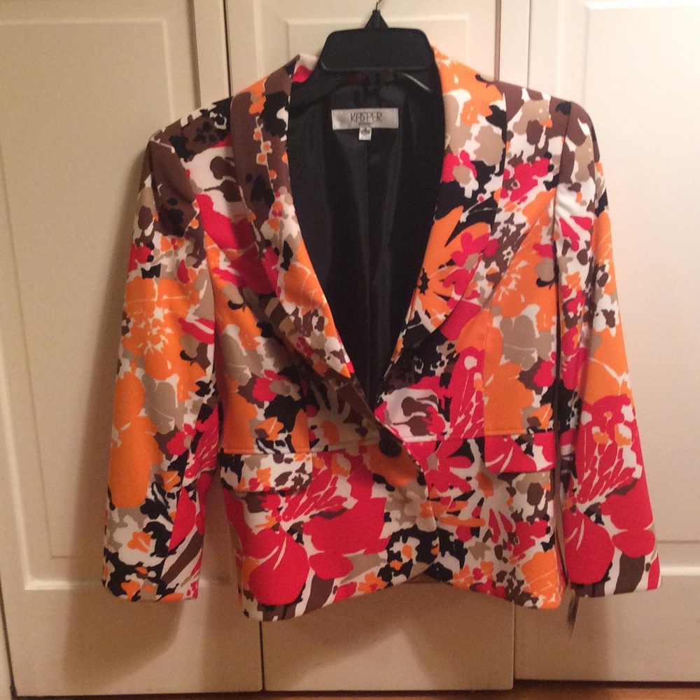 Women's floral blazer