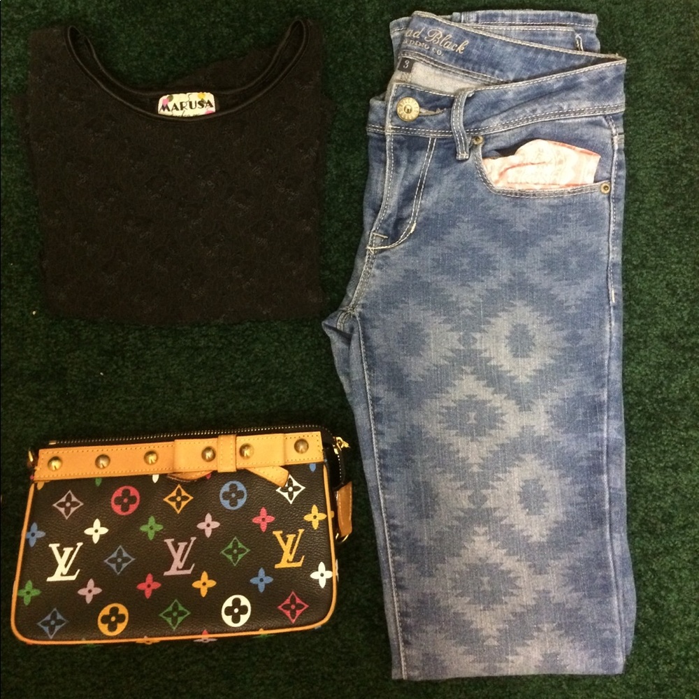 Bullhead Aztec Skinny Jeans