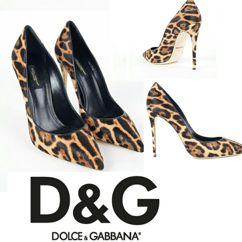 DOLCE & GABBANA LEOPARD HEELS (BRAND NEW)