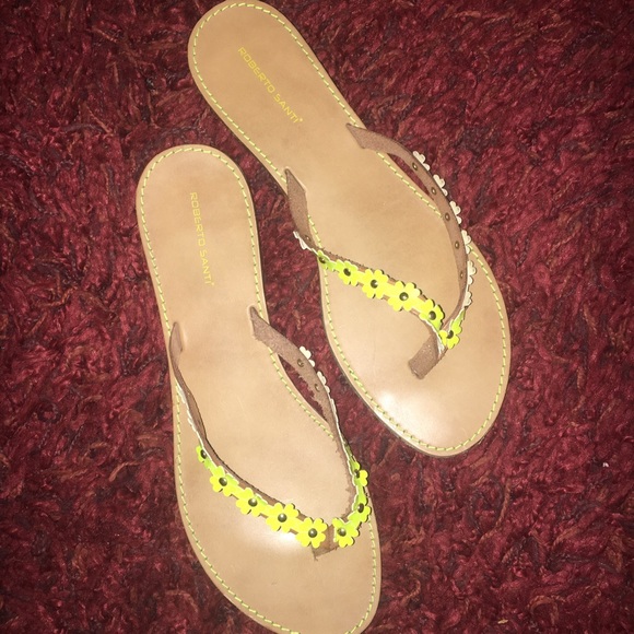 sunflower flip flops