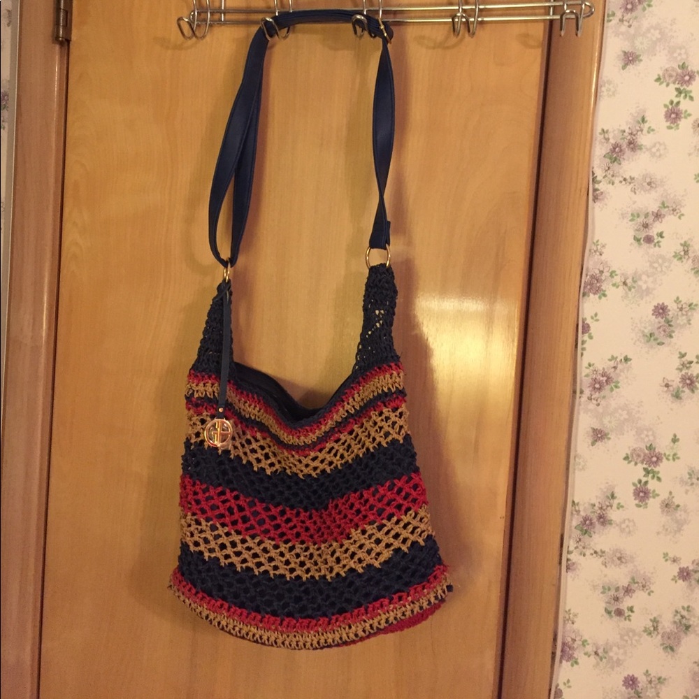 Straw purse.