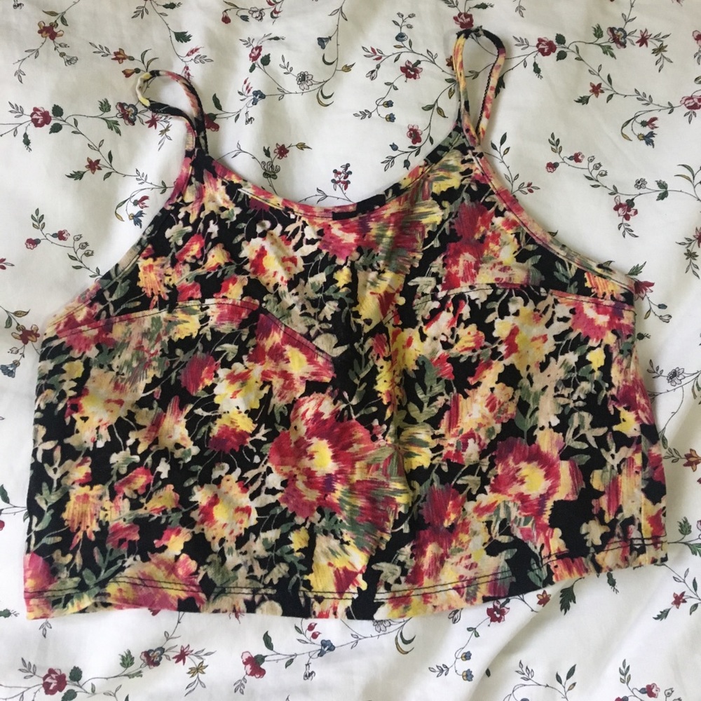 Floral crop top