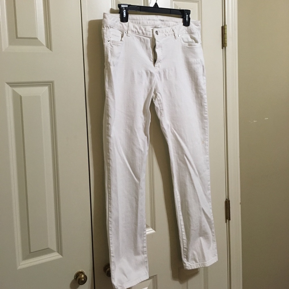 White Michael Kors Skinny Jeans