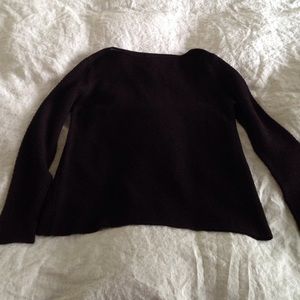 Eileen Fisher wool sweater (brown, s)