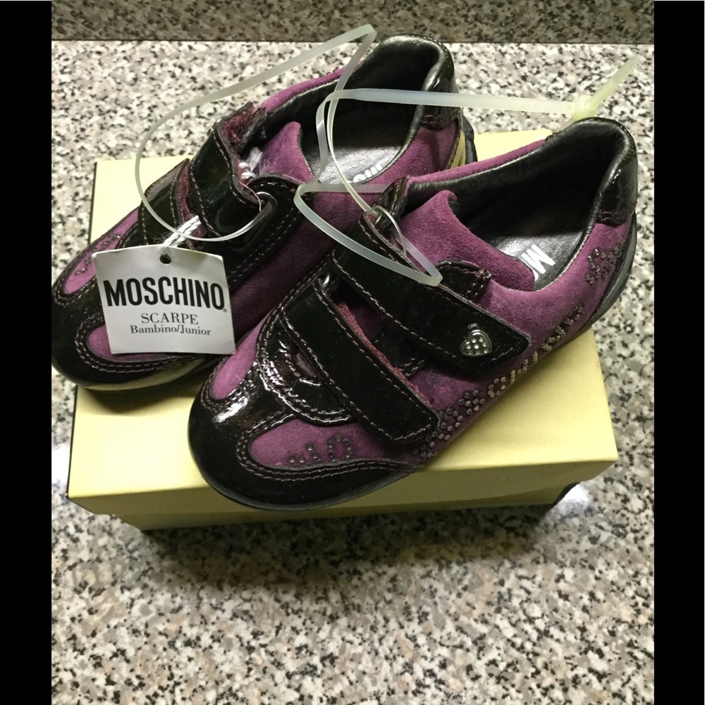 MOSCHINO Little Girls Sneaker Shoe