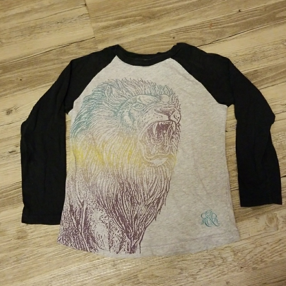 Boys long sleeve Rock & Republic lion shirt
