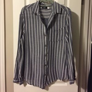 BDG stripe button down shirt