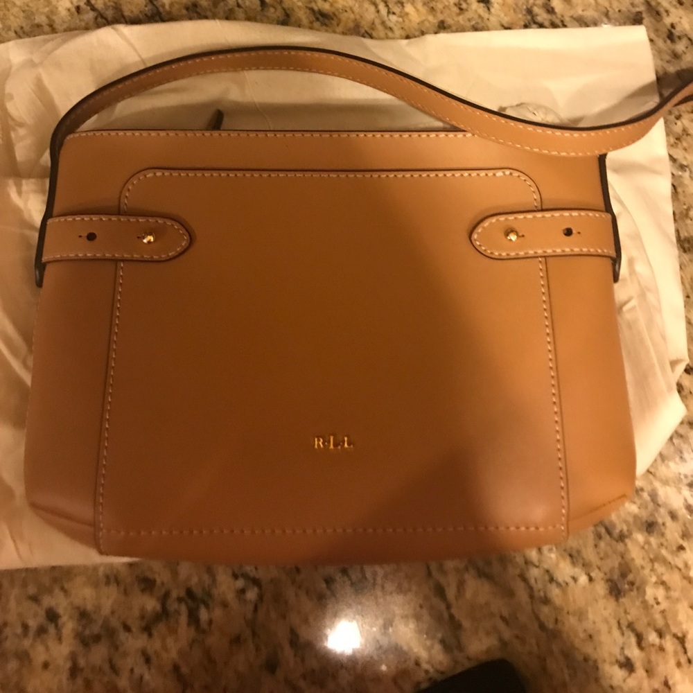 Brand new Ralph Lauren leather cross body bag