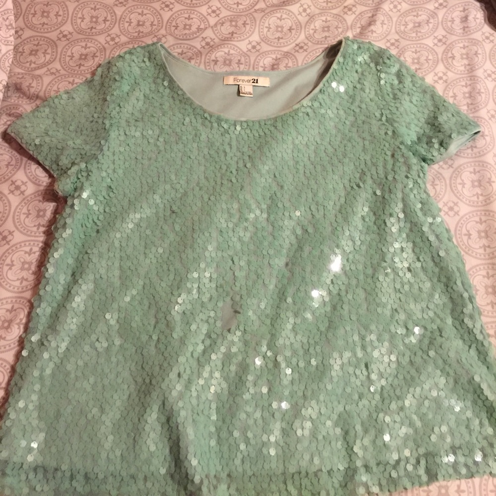 Forever 21 Sequin Top
