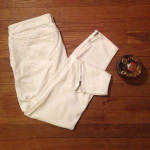 Free People Zippered Capri Jean