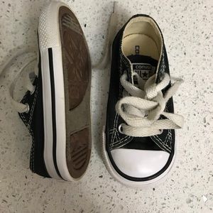 Black toddler converse