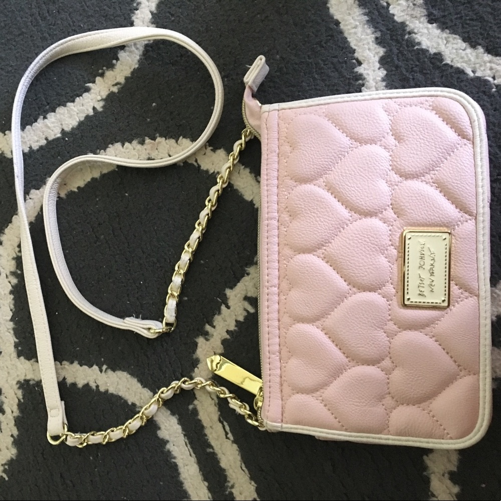 Beset Johnson pink cross body bag