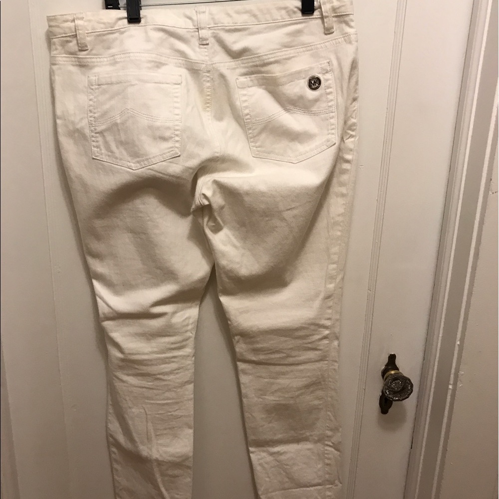 Micharl Kors white jeans