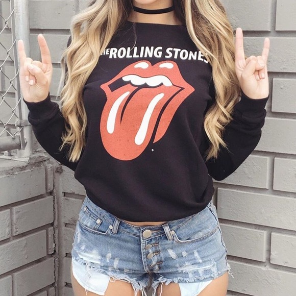 LAST ONE! Black Rolling Stones Sweatshirt - Picture 2 of 5