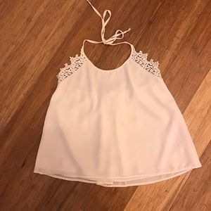 Lace Halter Top Blouse
