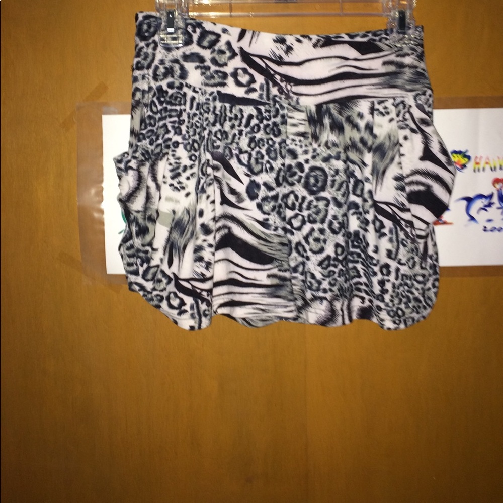 Animal Print Shorts