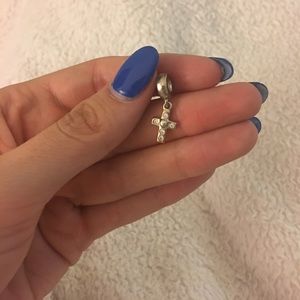 Dangle Cross Pandora Charm