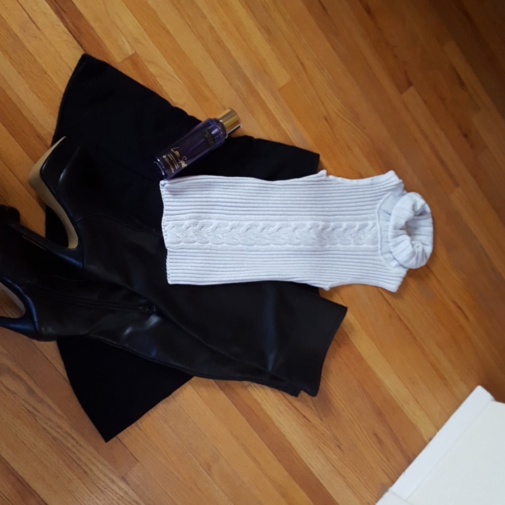 Beautiful Silver Dress Sweater Type Shirt