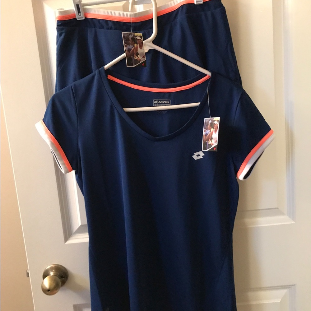 Lotto Tennis Skirt &a Shirt Set