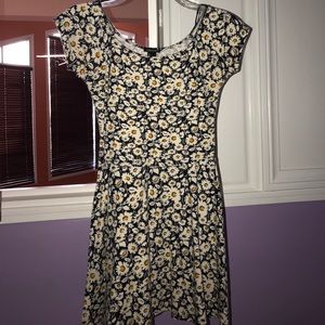 A daisy patterned dress
