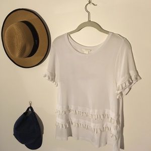 Fringe tee