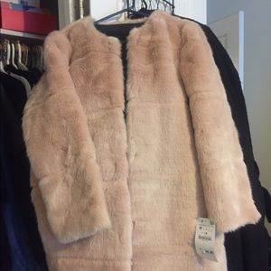Zara- Faux Fur Coat