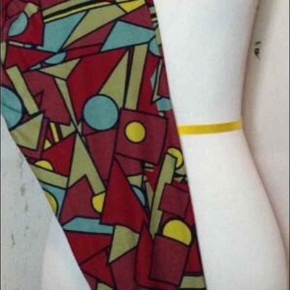 Lularoe TC Leggings Fun Funky Print! Brand New!