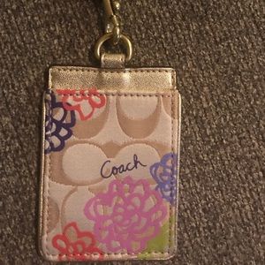 Coach lanyard