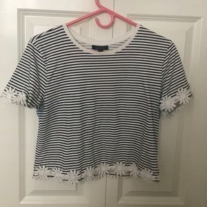 Top shop Crop Top Striped