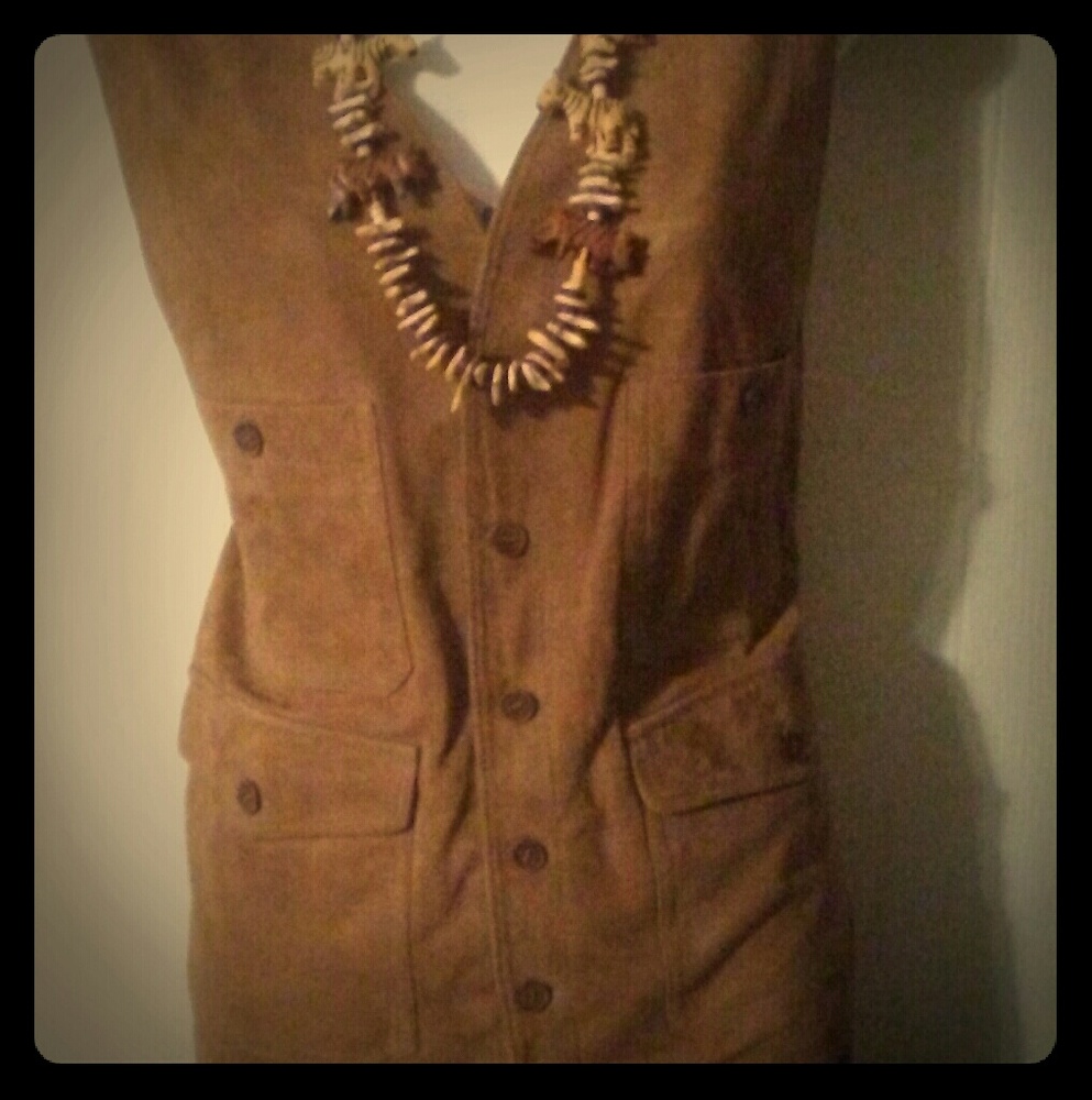 Ralph Lauren 100% Goat Suede Vest