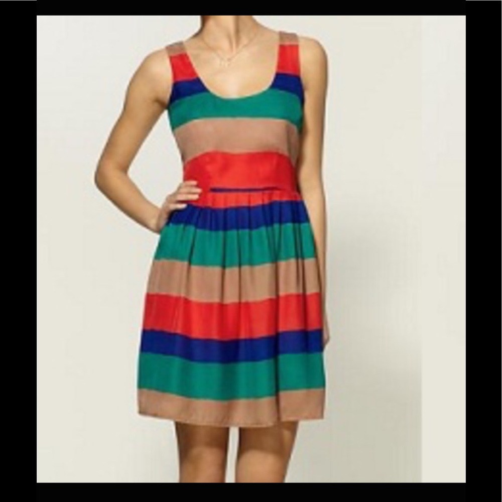 BB Dakota covet stripe dress medium NWT