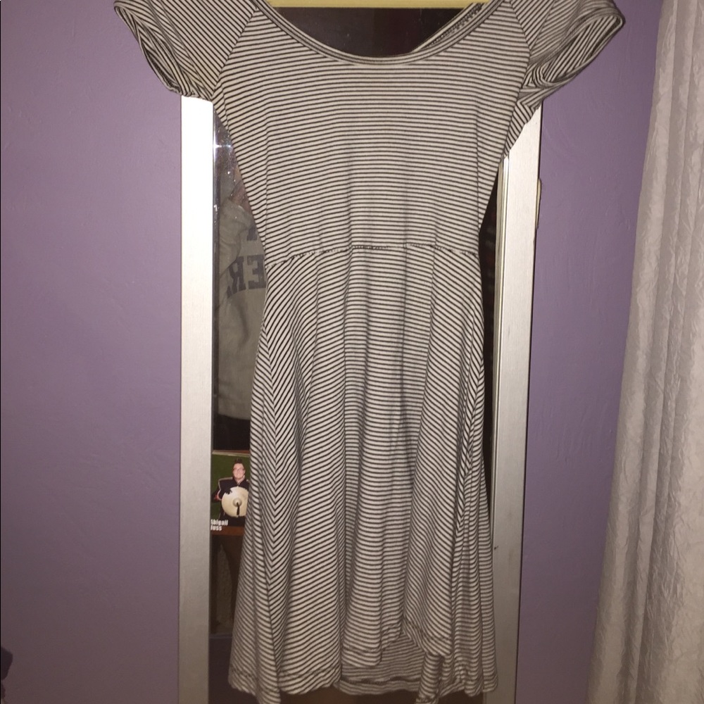 Brandy Melville striped cutout dress