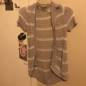 cute short sleeve cardigan.