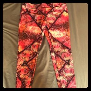 Funky Workout Leggings Full Length