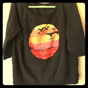 Retro Old Navy Beach Sweatshit